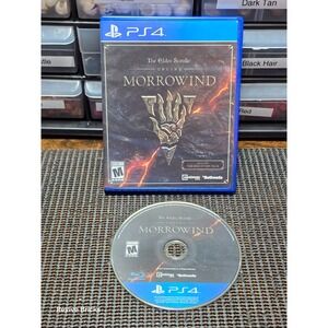 The Elder Scrolls Online Morrowind (Sony PlayStation 4, PS4) Game &‎ Case Tested